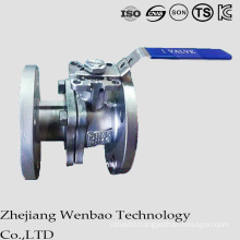 ISO Stainless Steel Flanged Floating Ball Valve with Manul Handle